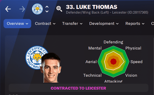 Luke Thomas - FM22 Wonderkid Review