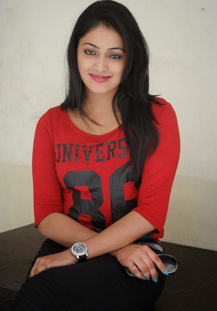 Hari Priya hot pics in red dress