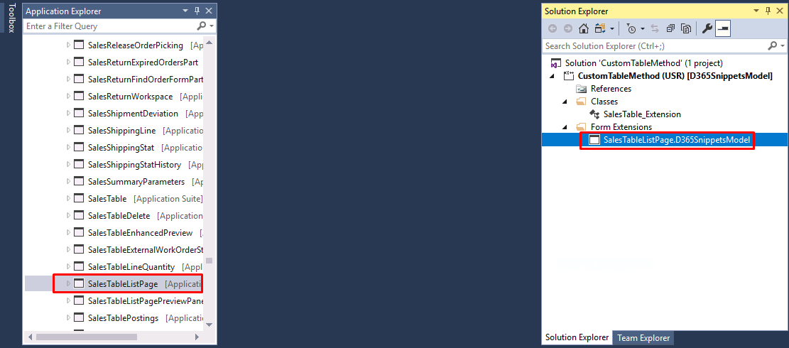 Custom Table Methods Through Extension in D365 Finance and Operations D365 Snippets