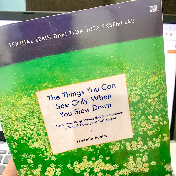 THE THINGS YOU CAN SEE ONLY WHEN YOU SLOW DOWN : RESENSI BUKU