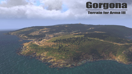 Arma3用Gorgona島マップ アドオン