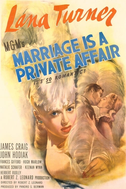 [HD] Marriage Is a Private Affair 1944 Film Complet En Anglais