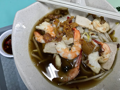 Hoe Lee Prawn Mee & Bak Ku Mee (和利虾麵肉骨麵), kuey teow soup