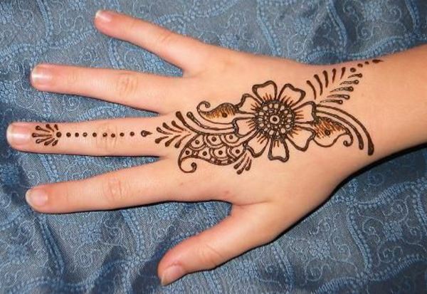 10 Desain Gambar Henna Sederhana