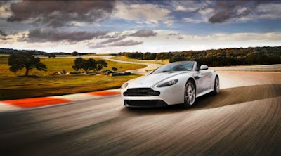 2011 Aston Martin V8 Vantage S in white colour and side view