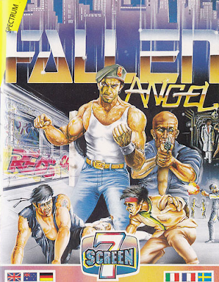 Portada videojuego Fallen Angel - 1989
