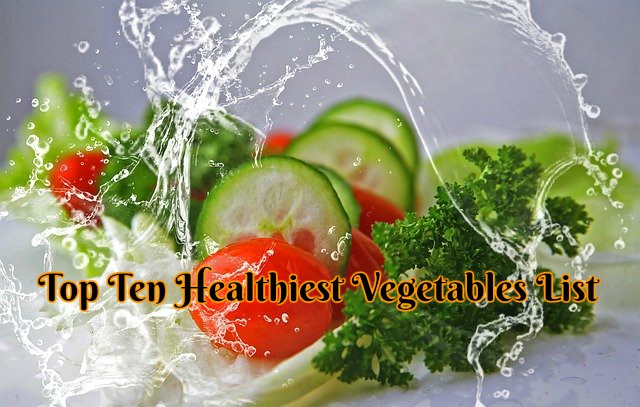 Top Ten Healthiest Vegetables List