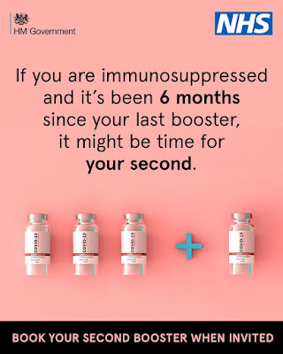 Immunosuppressed booster time test and image of syringe and vaccine vials