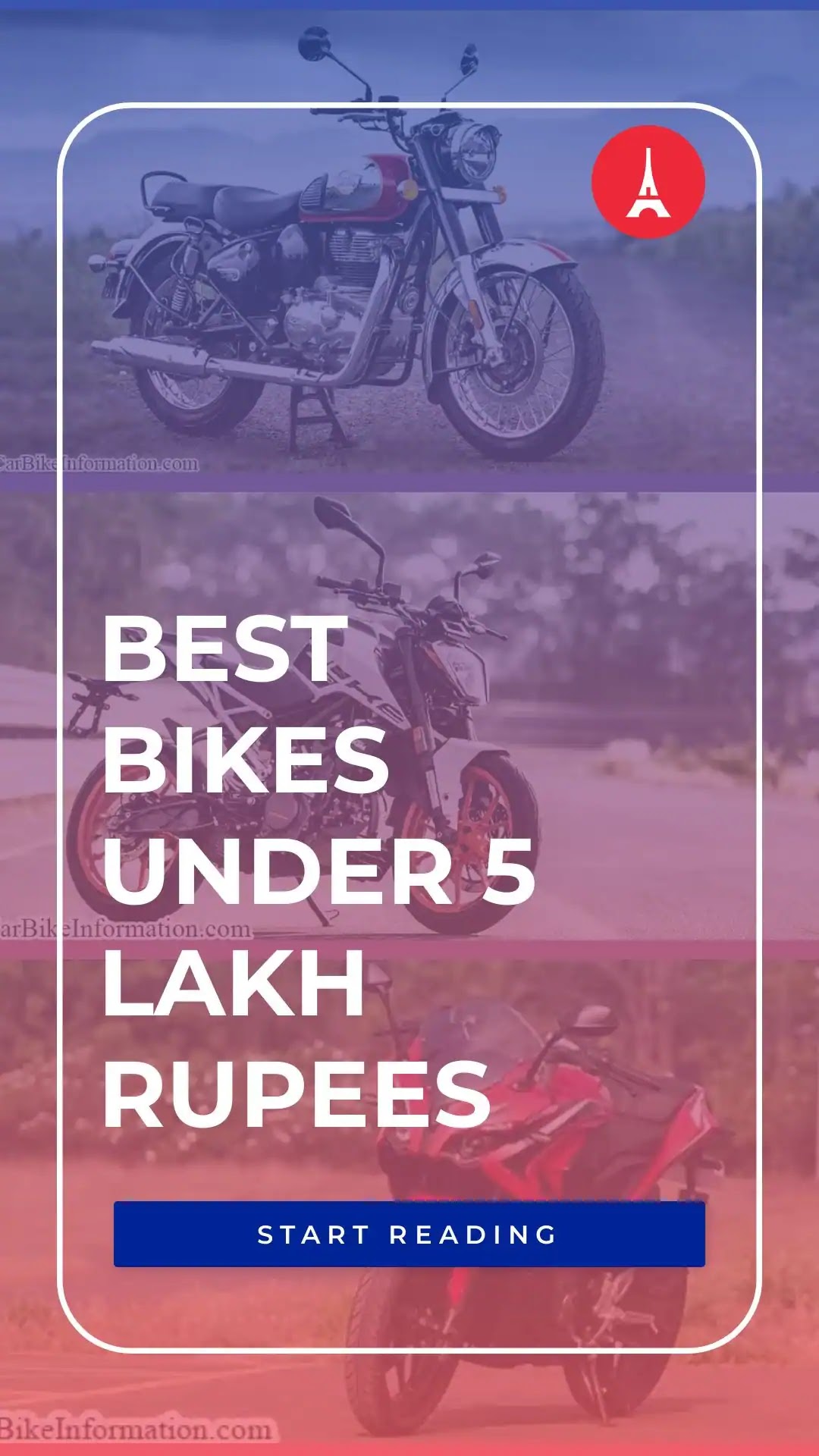 Best Bikes Under 5 Lakh Rupees