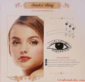 Benefit Bling Brow, Benefit Cosmetics, Bling Brow, Swarovski Crystals, Swarovski Crystals jewelry, Swarovski Crystals jewelry on brow face body, Touch O Bling, Big Time Bling, Over The Top Bling, Swarovski Crystals Bling