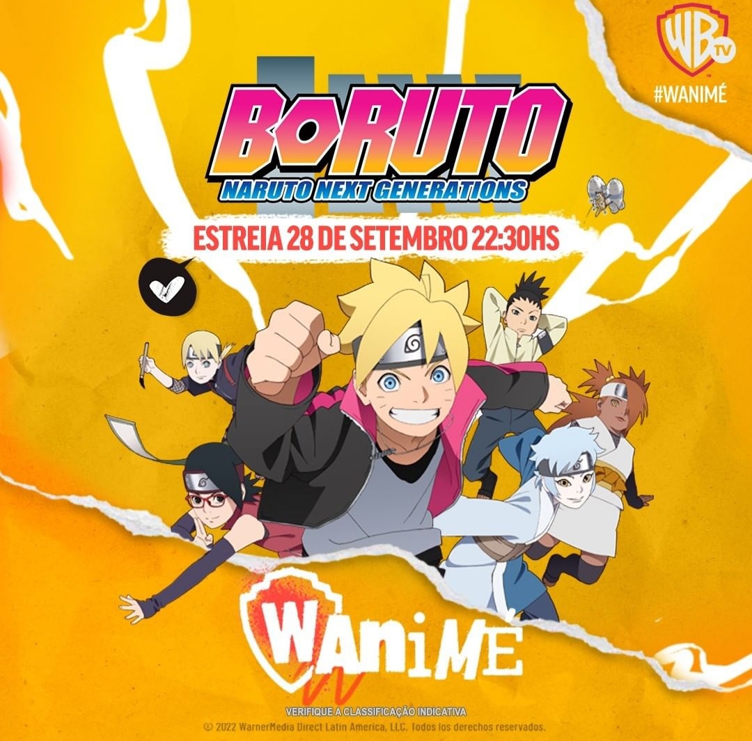 Boruto' estreia no Warner Channel ainda nesta semana