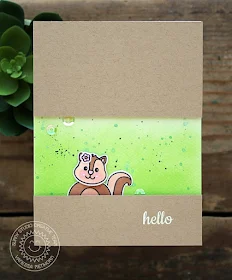 Sunny Studio Stamps: Woodsy Creatures Chipmunk Card by Vanessa Menhorn.