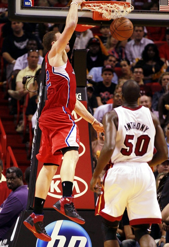 2010-2011 NBA Regular Season: Blake Griffin Dunks On Zydrunas Ilgauskas 