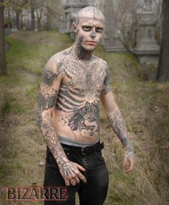 Zombie tattoo art