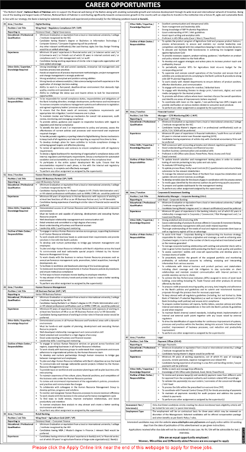 National Bank of Pakistan Latest Jobs 2023
