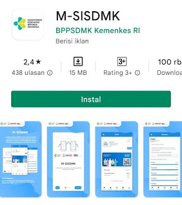 Aplikasi Mobile M-SISDMK - Sistem Informasi Sumber Daya Manusia Kesehatan