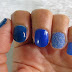 Nail art: tudo azul 