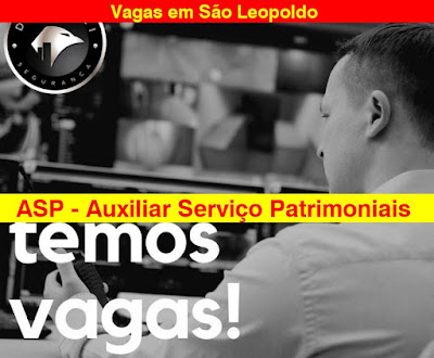 Vaga para Auxiliar de Serviços Patrimoniais em São Leopoldo