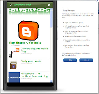 Nokia application for your Blog screenShot