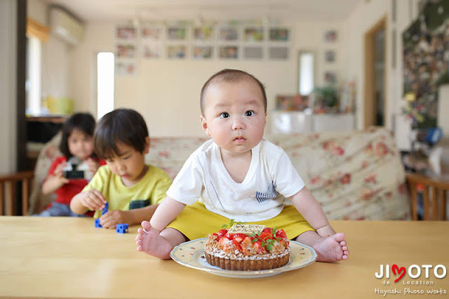 ご自宅へお誕生日出張撮影