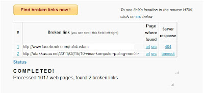 broken link dan panduan mengatasinya