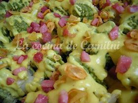 Romanescu con bechamel de curry (La cocina de Camilni)