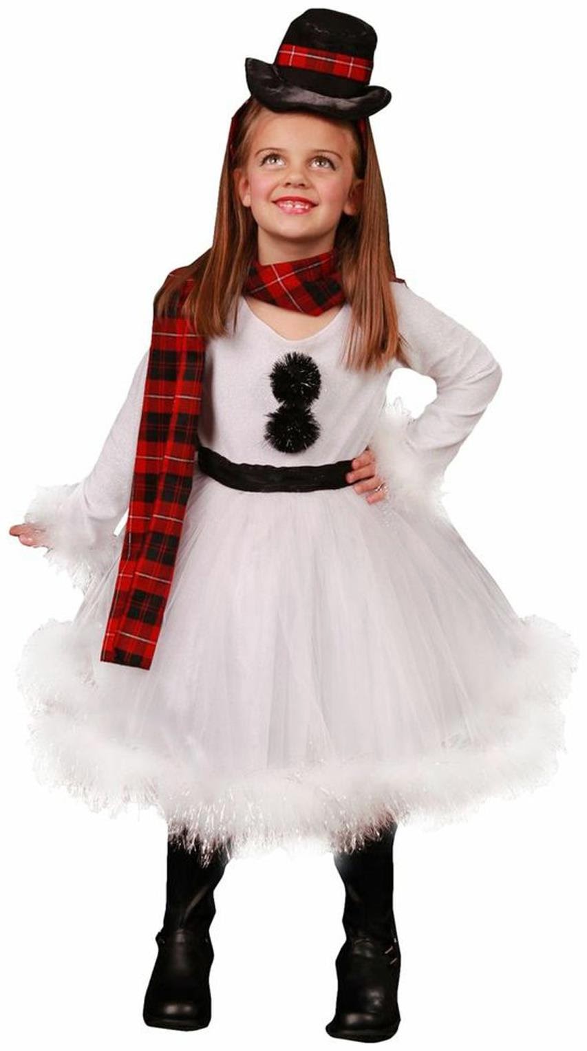 SnowMan Girl Costume Christmas
