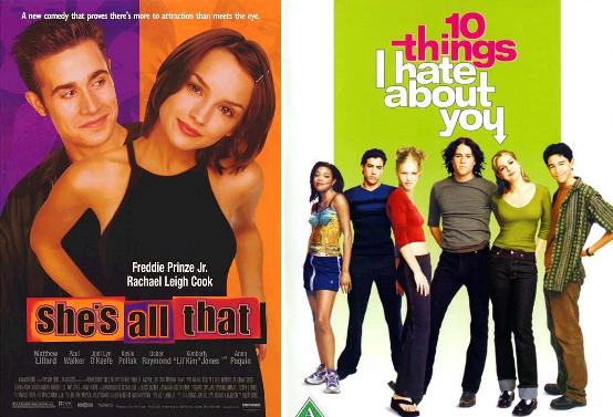 She's All That and 10 Things I Hate About You rank at the top of my list