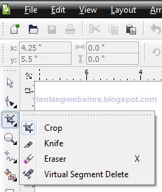 Crop tool, knife tool corelDraw