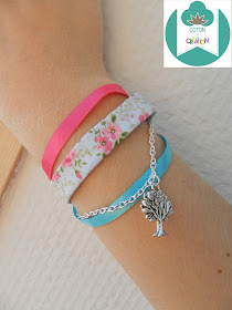 Coton et Création : bracelet ruban