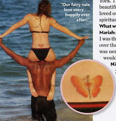 Mariah Carey New butterfly Tattoo