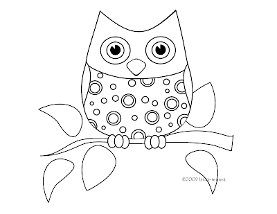  Coloring on Tricia Rennea  Illustrator  An Owl For To Color