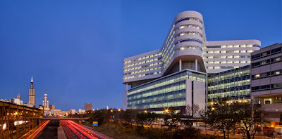 Health - Rush University Medical Center New Hospital Tower (Chicago), Perkins+Will via blog White Hat Architecture