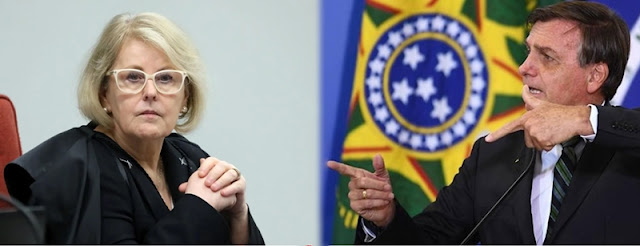 Rosa Weber encaminha à PGR pedido de investigação contra Bolsonaro por suposta incitação ao crime