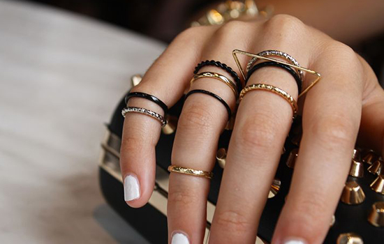 “In The Spotlight: Ring-Stacking Strategy” Post on The Wind of Inspiration Blog (How To Stack Your Rings) #style #fashion #rings #stackingrings #howto