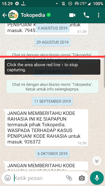 Cara Mudah Screenshoot Seluruh Chat Obrolan di Android