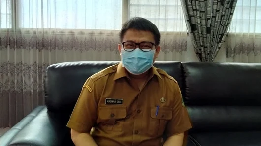 Selain Penyemprotan Disinfektan, ASN di DPMPST Sumbar Wajib Pakai Masker