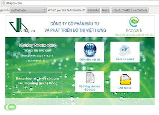 Trang web của CÔNG TY CỔ PHẦN ĐẦU TƯ VÀ PHÁT TRIỂN ĐÔ THI VIỆT HƯNG