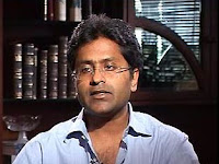 Lalit Modi during the press conference