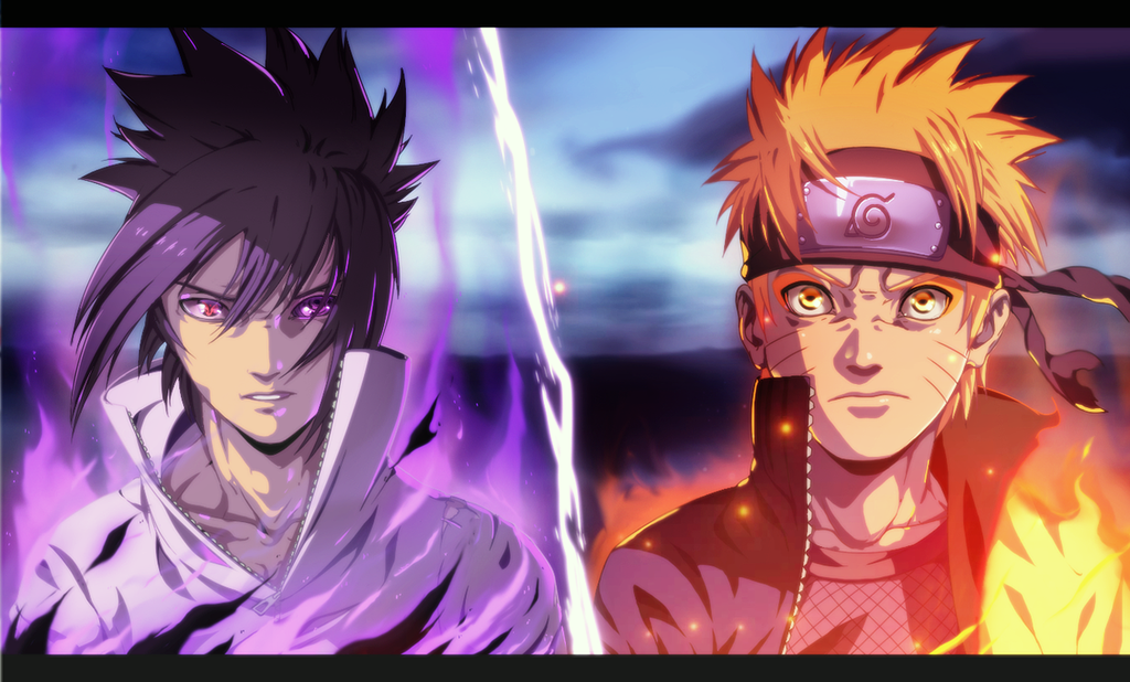 Gambar Foto Naruto Vs Sasuke Berubah Keren - Gambar Kata Kata