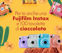 Concorso Ritter Sport "Un mondo di gusto" : vinci gratis 10 macchine fotografiche Istamix Fujifilm e 100 tavolette di cioccolato Ritter