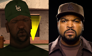 GTA San Andreas, parecidos, sweet, ice cube