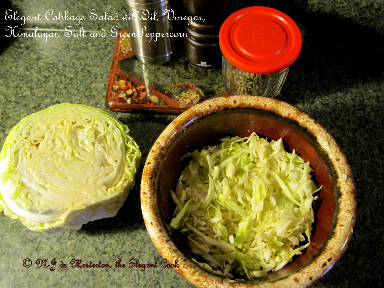 Elegant Purple Cabbage Salad