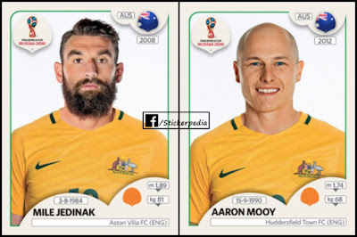 Aaron Mooy Australia Panini World Cup 2018