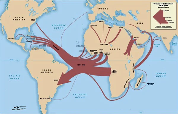 Το δουλεμπόριο στον Ατλαντικό Εκτίμηση: 15 εκατομμύρια ζωές