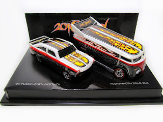 Hot Wheels Japan Custom Car Show Phil Riehlman 2-Pack '65 Volkswagen Fastback & VW Drag Bus