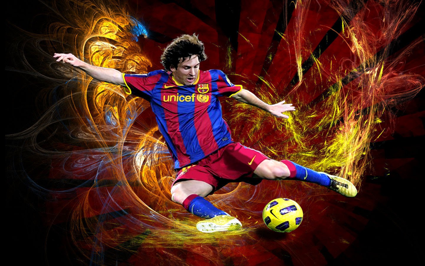 Wallpaper Lionel Messi Barcelona Wallpapers Dekstop