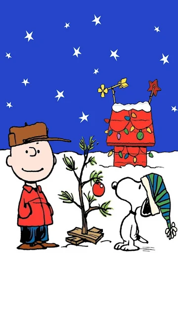 Snoopy, Peanuts Christmas, Charlie Brown, Christmas, Holiday, Snow, Mobile Wallpaper.