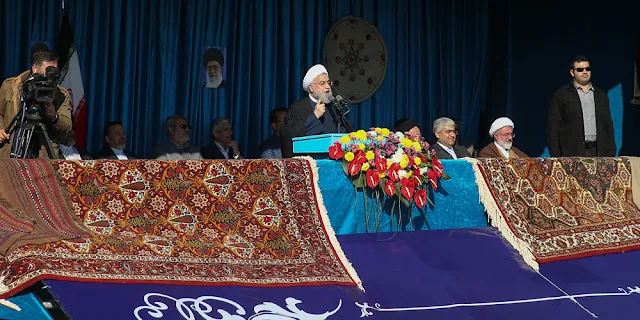 Image Attribute: Iranian President Hassan Rouhani giving a public speech during a trip to the northern Iranian city of Shahrood (Semnan province), Iran, December 4, 2018,/ Source: Official Website of Iranian President