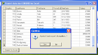 Export data dari DBGRID ke Excel